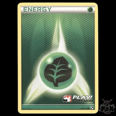 Grass Energy PLAY! Holo #105/114 Promo NM/Near Mint Pokemon 2011 - Image 1 of 3