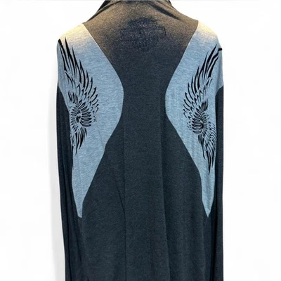 Cárdigan abierto Harley Davidson para mujer talla 1X/2X Foto 1 de 4