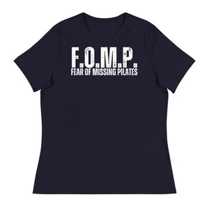 FOMP Fear of Missing Pilates lustiges Pilateslehrer Yoga Damen T-Shirt - Bild 1 von 7