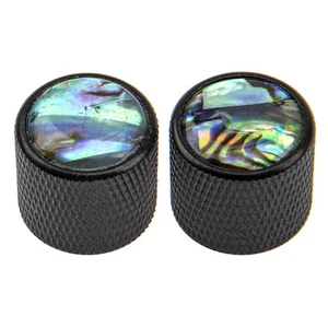 2Pz Abalone Top Manopole a Cupola per Chitarra Manopola per Basso Compatibile con Tele Telecaster... - Foto 1 di 5