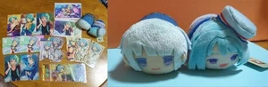 Ensemble Stars HAJIME SHINO Card Mini Peluche Mascotte Set Giappone - Foto 1 di 3