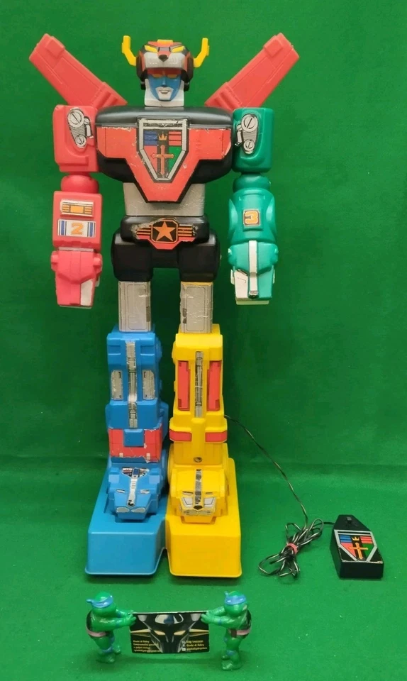 Vintage ROBOT JUMBO VOLTRON GOLION 64 cm made in U.S.A. by LJN Toys 1984 Working - Imagen 1 de 4