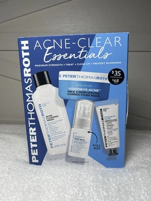Peter Thomas Roth Acne-Clear Essentials Kit de 4 Piezas Nuevo Foto 1 de 4