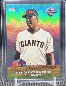 2023 Topps Pro Debut - Farm Fresh Futures Reggie Crawford #FF-19 Green Foil /99 - Bild 1 von 3