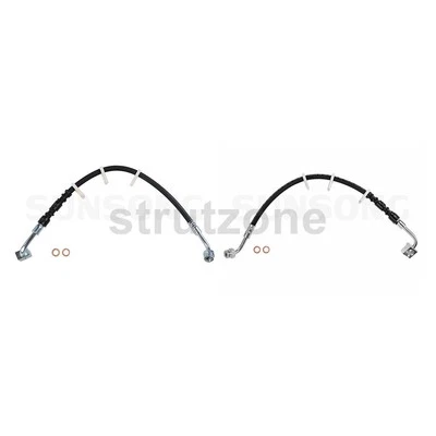2 Front Brake Hydraulic Hose Brake Line Fits 2003 2004 2005 Ford E-250 - Image 1 of 4