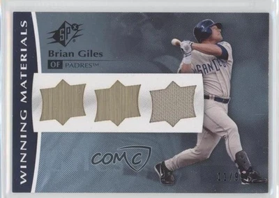 2008 SPx Winning Materials Логотип Верхней Колоды /99 Brian Giles #WM-BG - Изображение 1 из 2