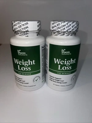 Dr Vitamin Pérdida de Peso "Quemador de Grasa" Suplementos 30 Comprimidos Por Botella 2 Botellas Foto 1 de 4