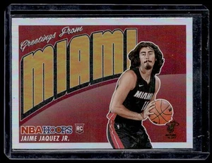 Jaime Jaquez Jr. 2023-24 Hoops Rookie Greetings Holo #2 Miami Heat - Picture 1 of 2