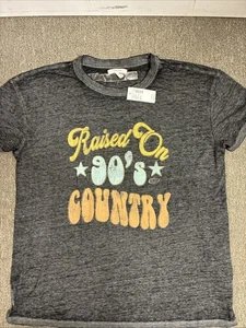 Maurice’s Damen Kurzarm Neu mit Etikett Small S Raised On 90s Country Shirt - Bild 1 von 6