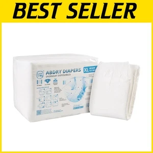 Reinforced ABDry Adult Diapers 10-Piece Set - X-Large 48"-56" Size; Leak-Guarded - Picture 1 of 8