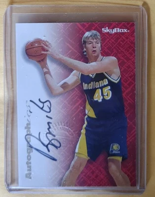 1996-97 SKYBOX * AUTOGRAPHICS * RIK SMITS * ON-CARD AUTOGRAPH * PACERS *  - Image 1 of 4