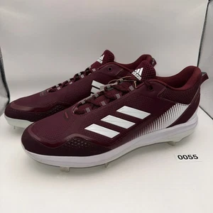 Adidas Icon 7 Mens 13.5 Maroon Baseball Metal Cleats FZ1555 - Picture 1 of 11
