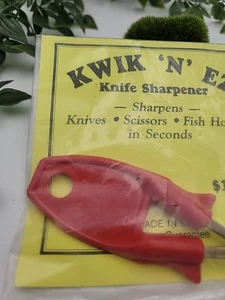 Blockschärfer Das Original Schärft Messer Schere Fisch Haken In Sekunden Rot - Bild 1 von 3