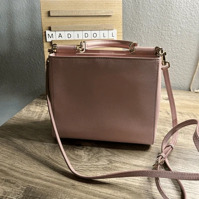 Bolso Bandolera Dolce & Gabanna Rosa Miss Sicily con Asa 100% Auténtico Foto 1 de 4