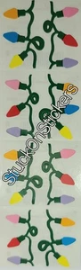 Rare Mrs Grossman's CHRISTMAS LIGHTS Stickers Vintage 1995 VINTAGE HTF - Picture 1 of 1