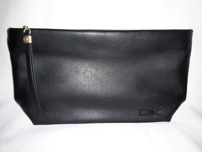 Donna Karan, DK Cosméticos, Bolsa de Maquiagem Estojo de Viagem, Bolsa, Preta - Imagem 1 de 4
