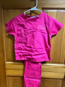 Costume Cosplay Scoots "Doctor in Training" Scrubs Pink Size 8 - Picture 1 of 1