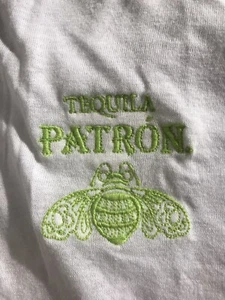 Patron Tequila Mens White/Lime Green T Shirt Agave Bee Size 2XL NEW - Picture 1 of 8