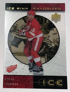 2000-01 Upper Deck Ice Rink Favorites #FP5 - STEVE YZERMAN - DETROIT RED WINGS - Picture 1 of 2