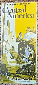 Vintage 1954 Travel Brochure Pan Am Clipper to Central America - Picture 1 of 2