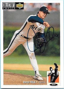 1994 Collectors Choice Darryl Kile Autograph Astros