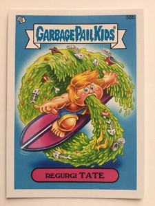 Garbage Pail Kids 2013 Mini Series Topps Card 58b Regurgi Tate
