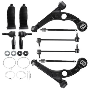 10pc Front Lower Control Arms Sway Bar Tie Rods LH & RH for 2013-2016 Dodge Dart - Foto 1 di 10