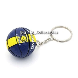 Basketball Keyring PACERS! NBA Sport Keychain INDIANA Sport Gift Bag Accessory - Picture 1 of 1