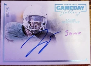 LACHE SEASTRUNK 2014 Press Pass Rookie AUTO Autograph #/25 Inscription Redskins - Picture 1 of 2