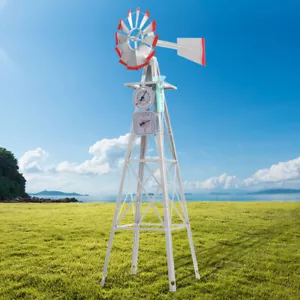 Garden Windmill Outdoor Decor Rust Proof Ornaments Weather Resistant Wind Mill - Picture 1 of 7