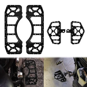 MX Floorboards Stud Driver Passenger Footboards Foot Peg Pedals For Harley FLHX - Picture 1 of 15