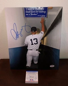 Alex Rodriguez New York Yankees World Series Legend Signed 11x14 Photo PSA B - Picture 1 of 1