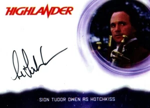 Tarjeta autógrafa Highlander 2023: STO1 Sion Tudor Owen as Hotchkiss - Imagen 1 de 1