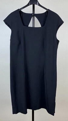 ALBA MODA Milano Damen Gr. 42 Kleid Dress schwarz Büro Business black 8B9 - Bild 1 von 4