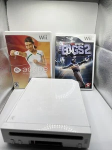 Console Nintendo Wii Gamecube bianca compatibile con 2 giochi non testati così com'è - Foto 1 di 8