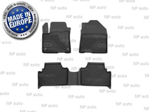 NUEVO JUEGO ALFOMBRILLAS LHD GOMA NEGRAS FORROS COCHE TODO CLIMA PARA KONA 2017-2023 EV - Imagen 1 de 4