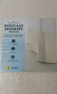 Home Classics Pristine Boxpleat Bedskirt Full Ivory 54”x 75” - 15” Drop - Bild 1 von 1