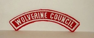 BOY SCOUT WOLVERINE COUNCIL R&W COUNCIL 1/2 STRIP - Picture 1 of 1