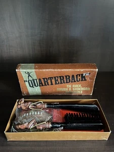 Quarterback Tie Rack, Bush, And Shoehorn Ensemble- Vintage InOriginal Packaging - Bild 1 von 1