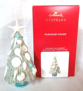 Hallmark 2020 conchiglia marina ornamento albero di Natale ~ Paradiso trovato - Foto 1 di 5