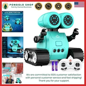 Cute Jade Green RC Robot Toy: Gesture Control, Programming, and Dance - Picture 1 of 9