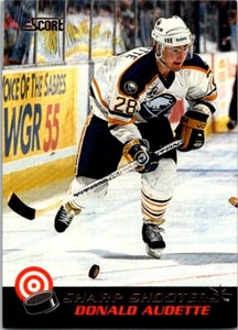 1992-93 Score Canadian DONALD AUDETTE #19 Sabres Sharp Shooters