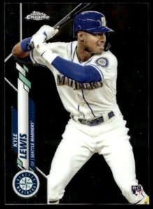 2020 Topps Chrome Kyle Lewis recrue G24 Seattle Mariners #186 - Photo 1 sur 2
