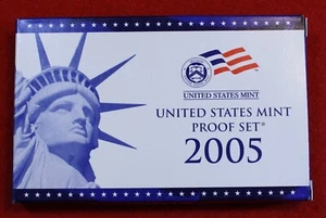2005 United States Proof Set 11 Coins Certificate of Authenticity S6 - Picture 1 of 4