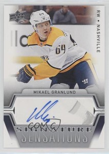 2019-20 Upper Deck Signature Sensations Mikael Granlund #SS-MG Auto