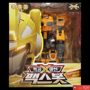 MINIFORCE X MAXBOT Max Bot gelber Ranger Transformierroboter Bohrmaschine Auto - Bild 1 von 7