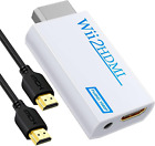 Wii Hdmi Converter Adapter, with 5Ft High Speed HDMI Cable, Wii 2 Hdmi Converter