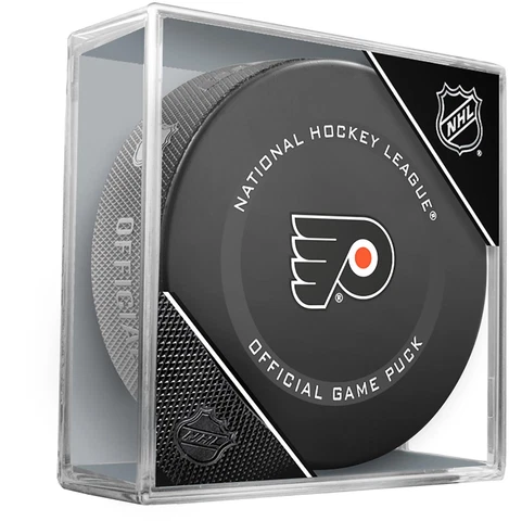 Philadelphia Flyers Unsigned Inglasco 2021 Model Official Game Puck Cover