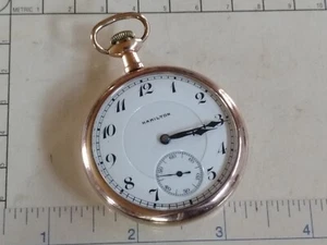 Hamilton Antique American Running Railroad Grade 992 Pocket Watch Circa 1919 - Picture 1 of 5