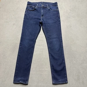 Mott & Bow Herrenjeans 32 x 32 (passt 32 x 30) blau Denim schmal gerade dunkle Waschung gebraucht, in einwandfreiem Zustand - Bild 1 von 17